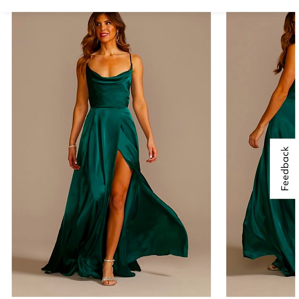 David’s Bridal Bridesmaid Dress in Gem